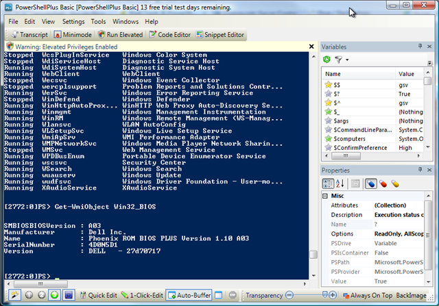 Funny Power Shell Commandline
