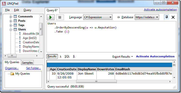 Surprise it is Jon Skeet.