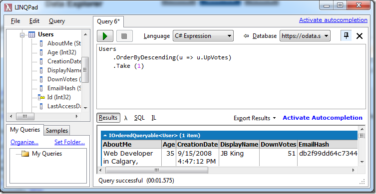 Not Jon Skeet, which is surprising.