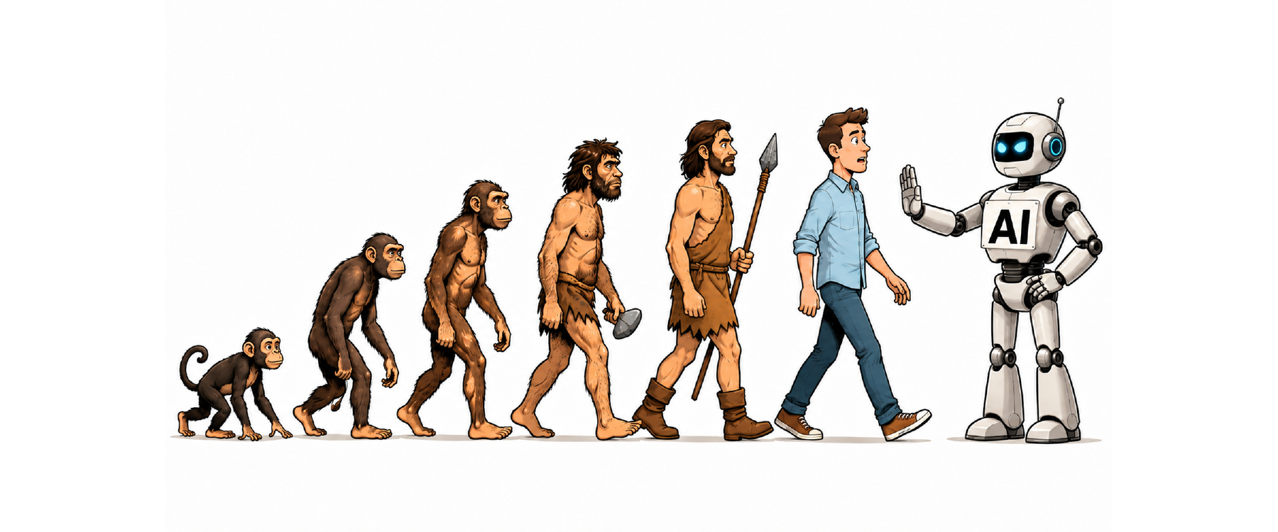 Human development in an AI world